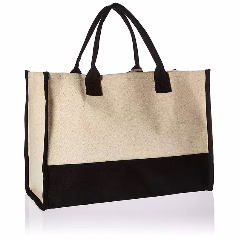 Reusable Handle Shopping Canvas Tote Bag