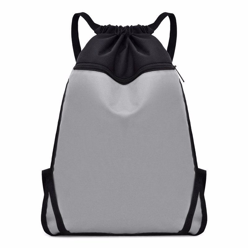 Zipper Drawstring Sports Backpack