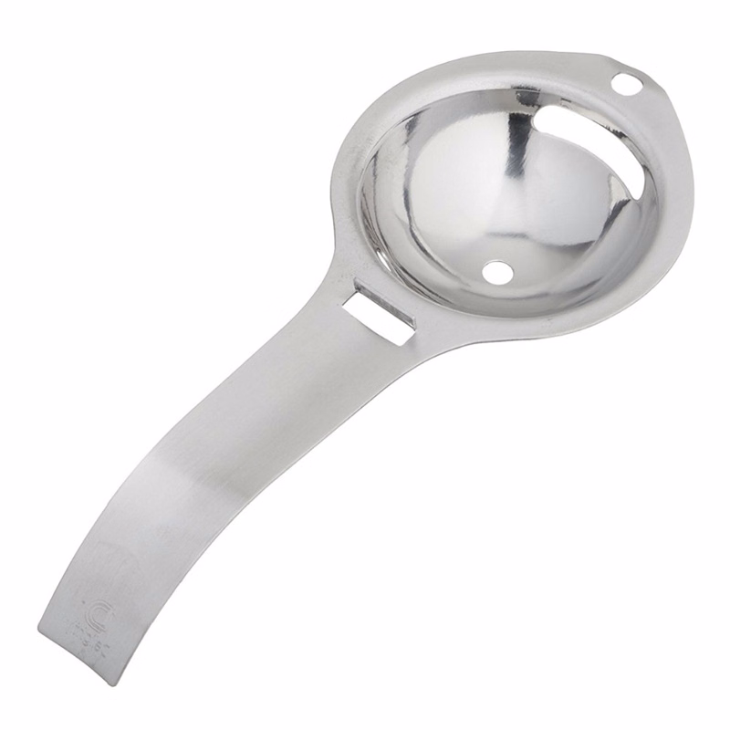 Stainless Steel Egg White and Yolk Separator w/ Long Handle