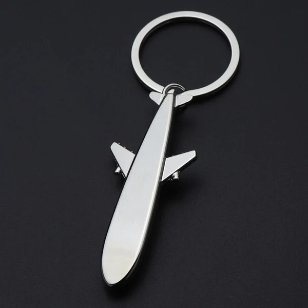 Custom Metal 3D Aircraft Keychain — Aviation Souvenir for Pilot & Airline Promotions 1