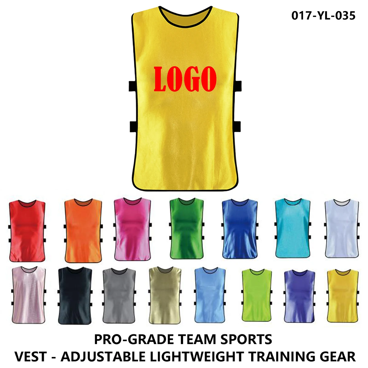 Custom Logo Practice Vest - Lightweight Team Gear 1