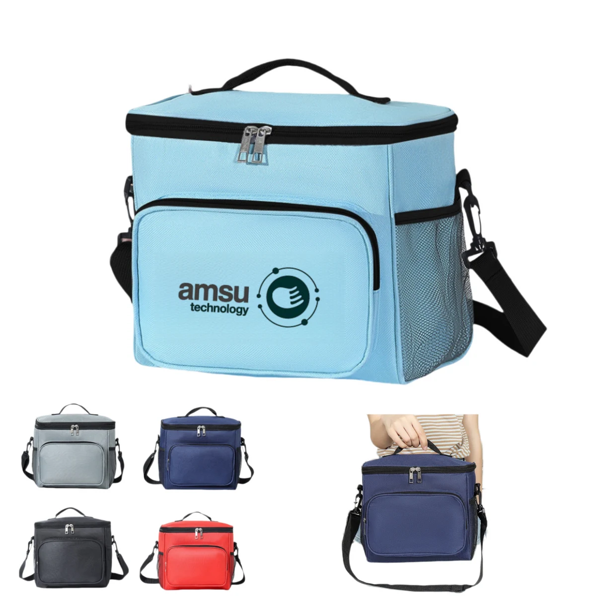 Reusable Insulated Lunch Box Cooler Bag 1