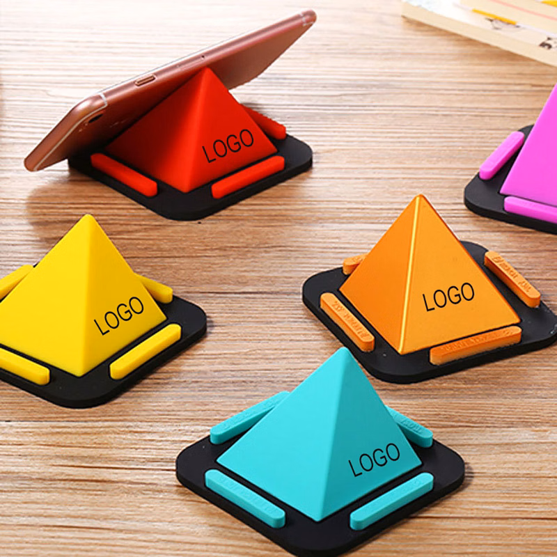 Silicone Pyramid Shape Phone Stand