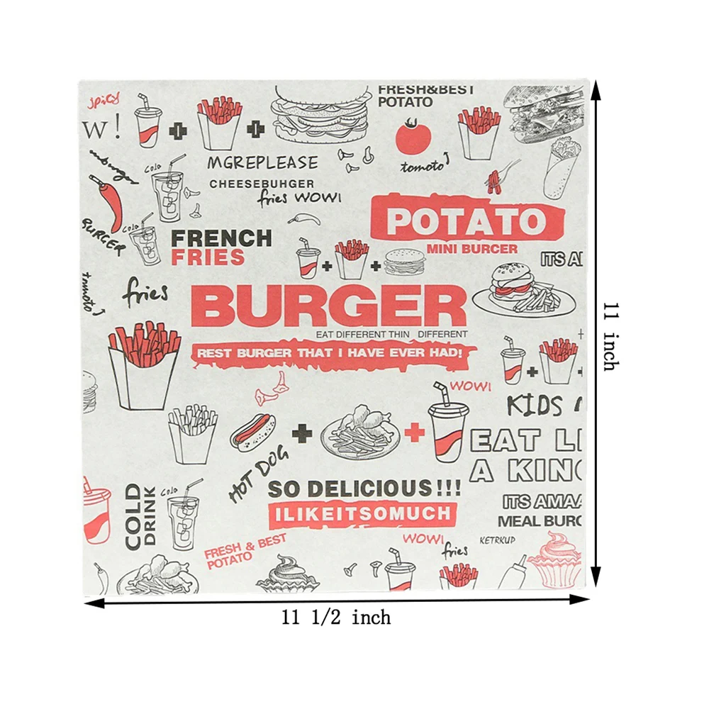 Hamburger Sandwich Baking Greaseproof Paper 1