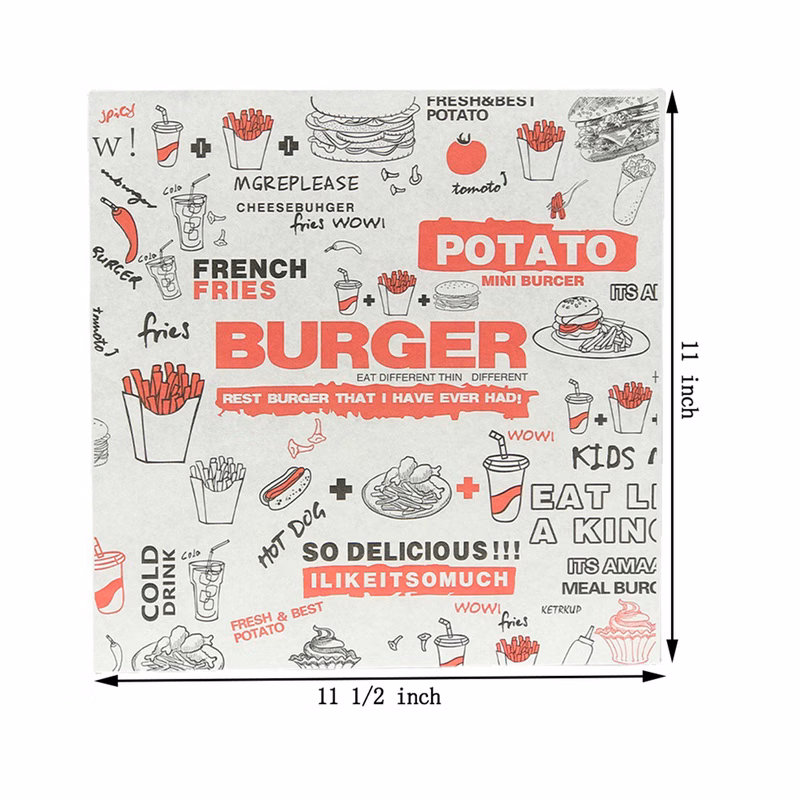 Hamburger Sandwich Baking Greaseproof Paper