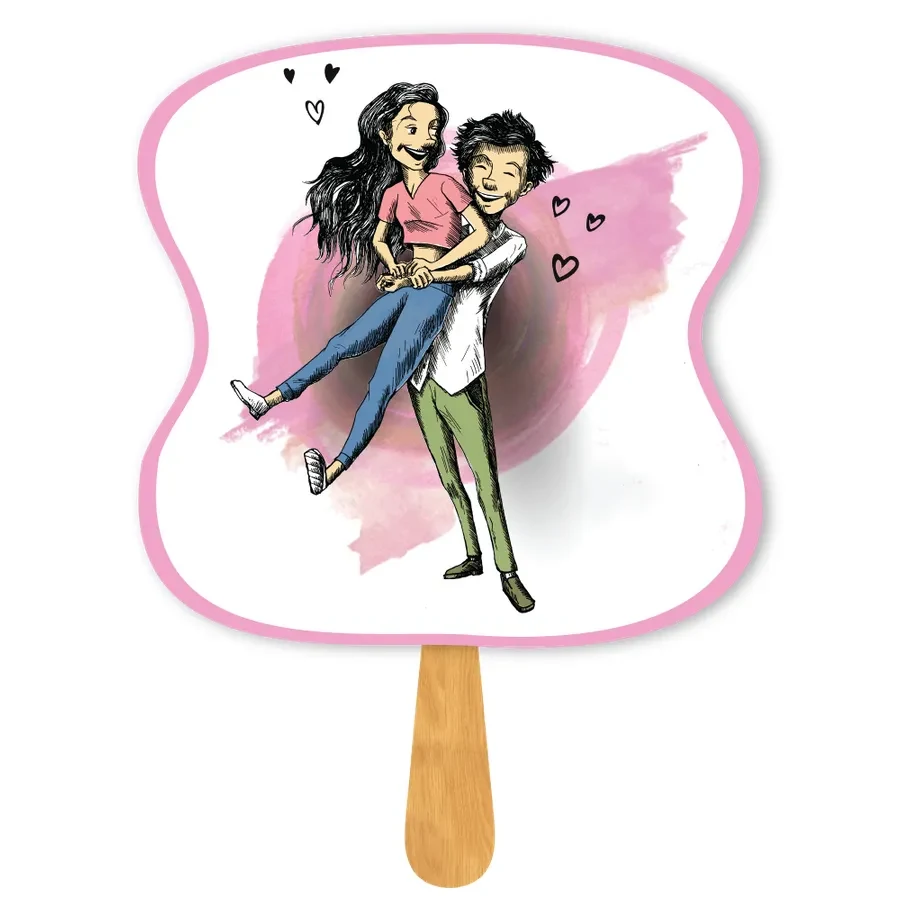Hourglass Hand Fan 1
