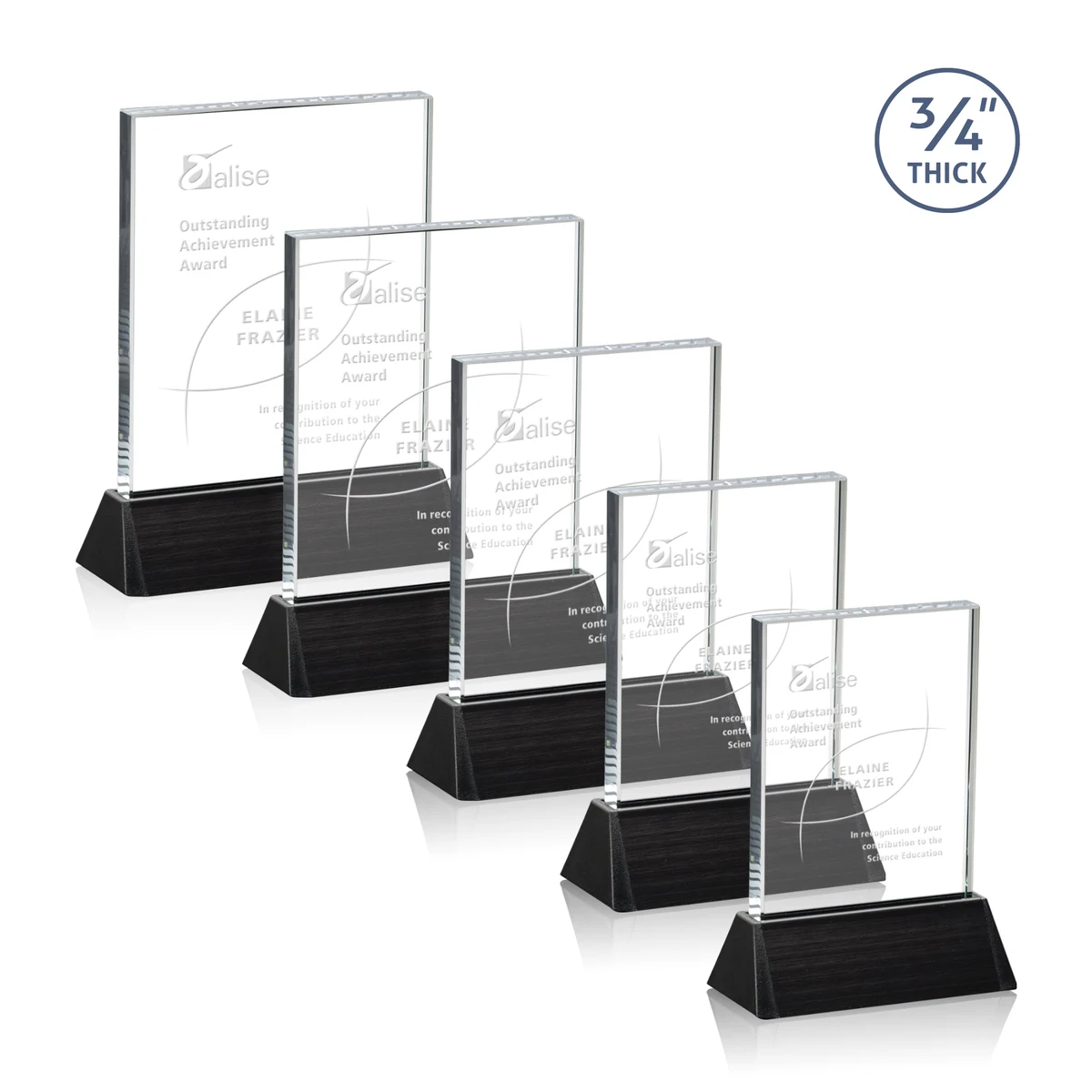 Ballard Award - Starfire/Black (Vertical) 1