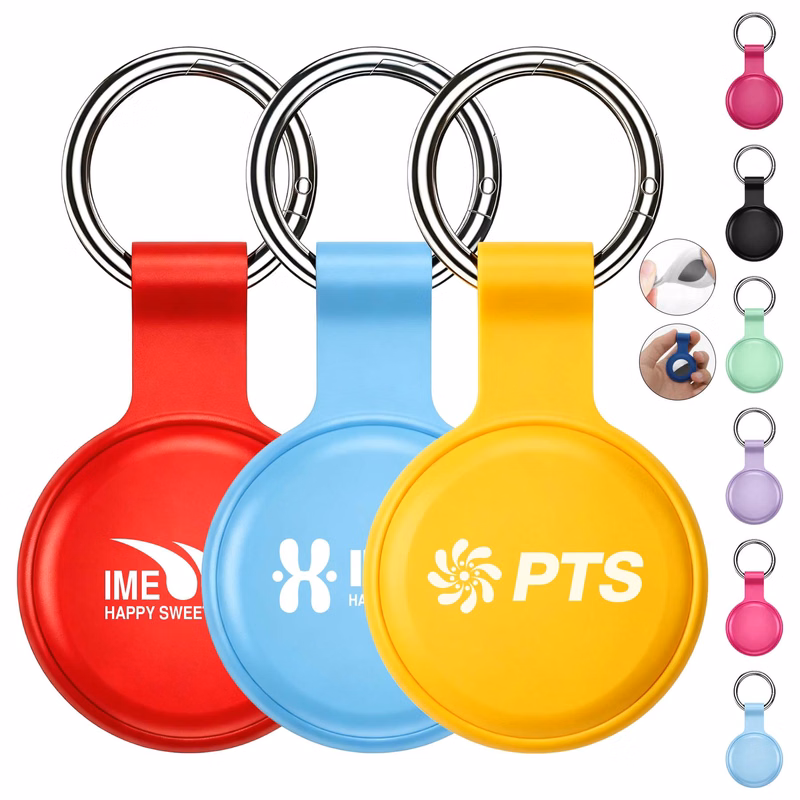 Silicone AirTag Case with Keychain