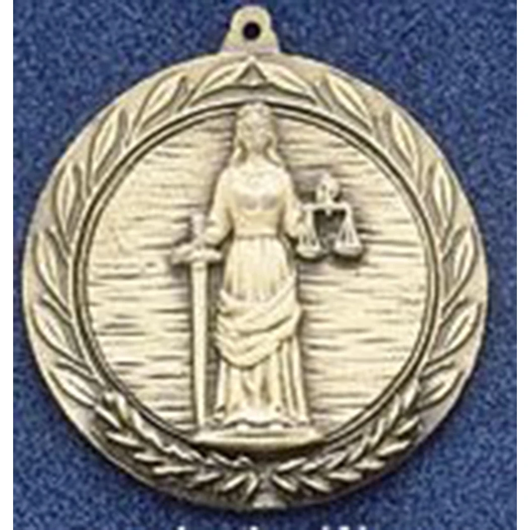 2.5" Stock Cast Medallion (Justice) 1