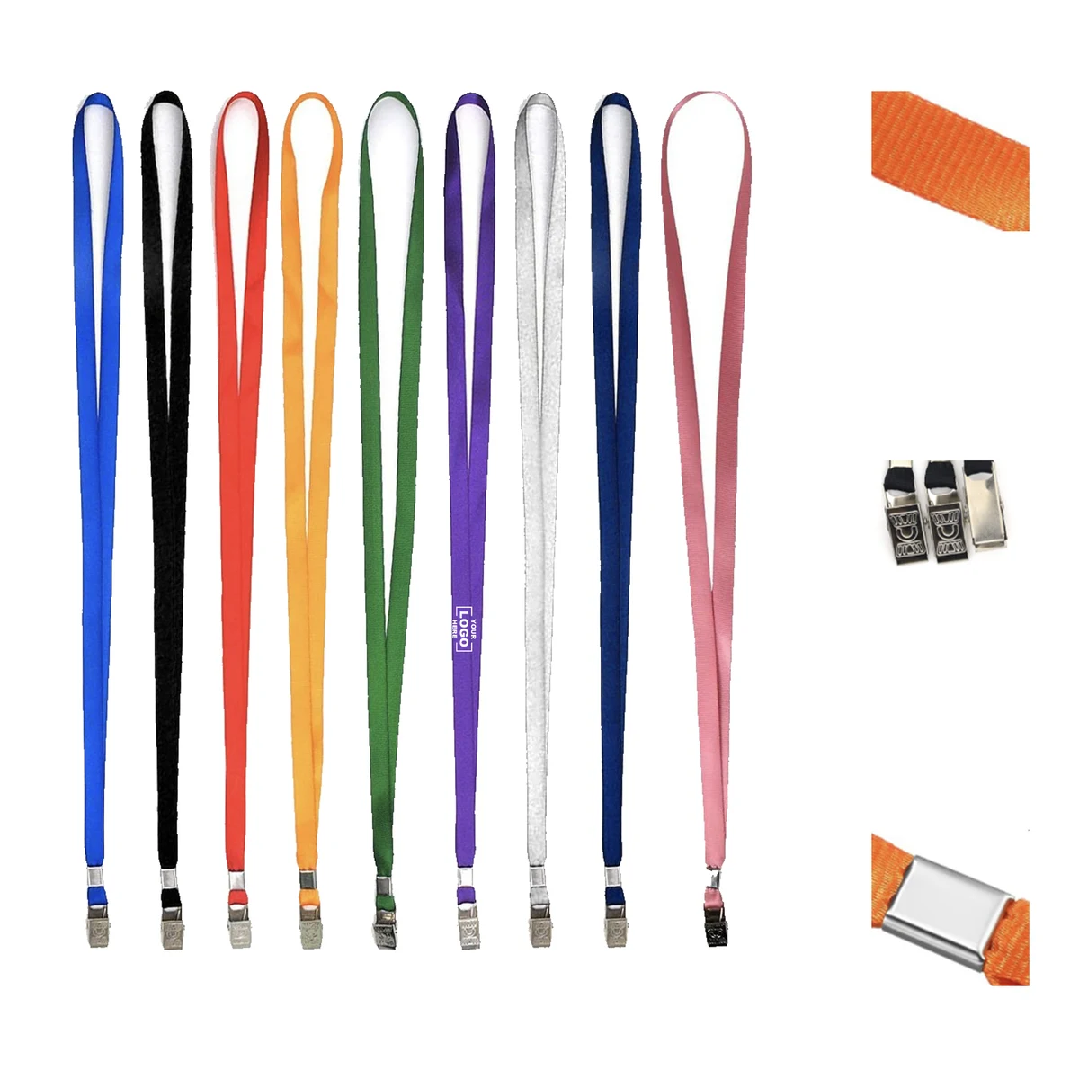 Full Color Lanyard with Bulldog Clip 1