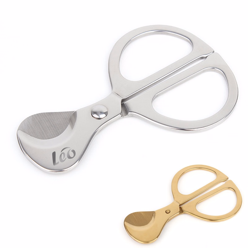 Ergonomic Handle Stainless Steel Cigar Scissors