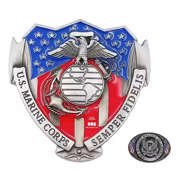 Alloy Automatic Belt Buckles Custom Souvenir 1