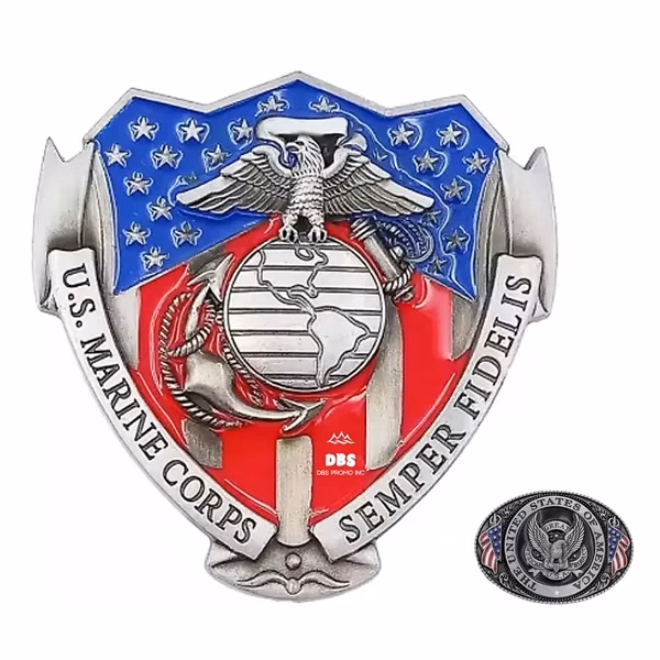 Alloy Automatic Belt Buckles Custom Souvenir