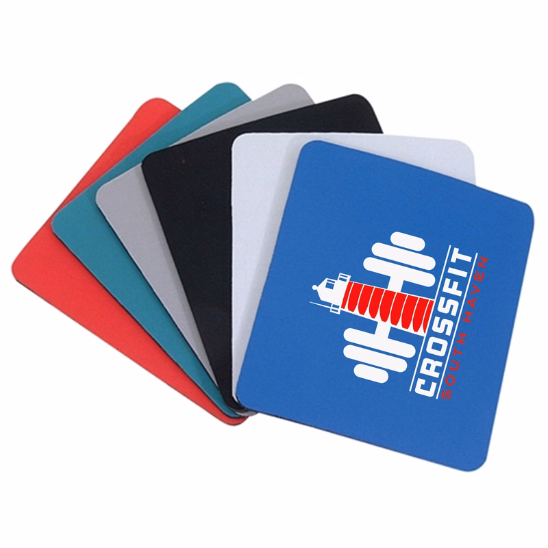Soft Surface Mouse Pad w/ Rubber Base (7-7/8"x7-1/8"x1/8")