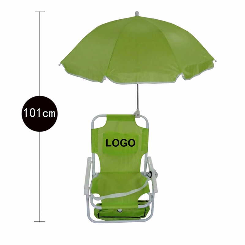 Outdoor Children Folding Beach Chair with Parasol