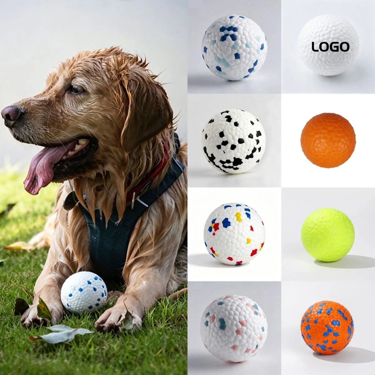 2.8 Inch Floats on Water Dog Chew Ball for Medium Large Dogs 1