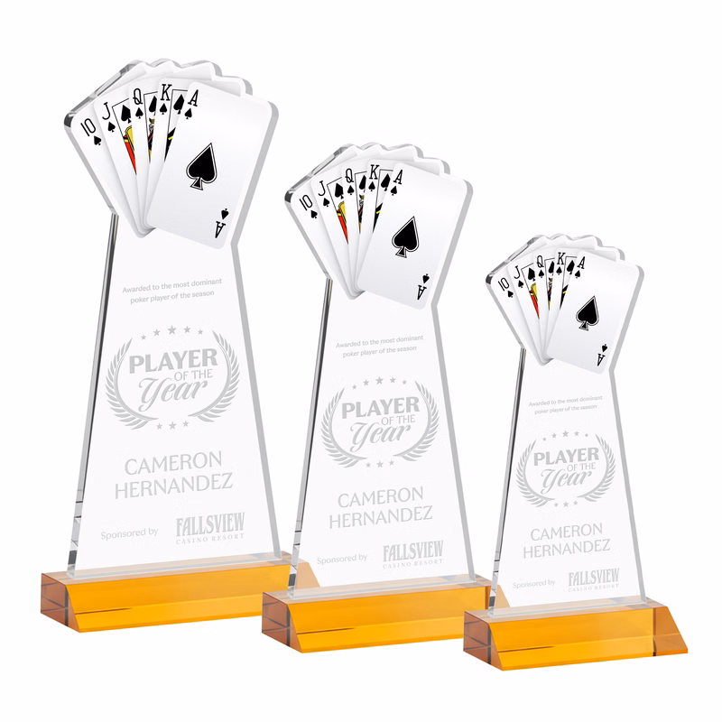 Poker Award - Amber