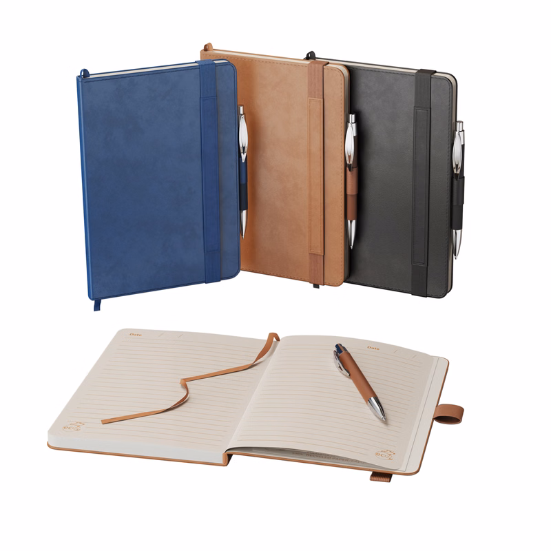 Preston hardcover journal pen combo
