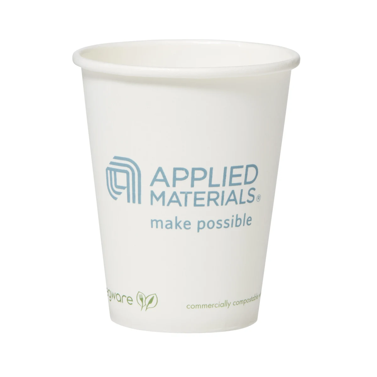 8 oz. Compostable Paper Cup 1