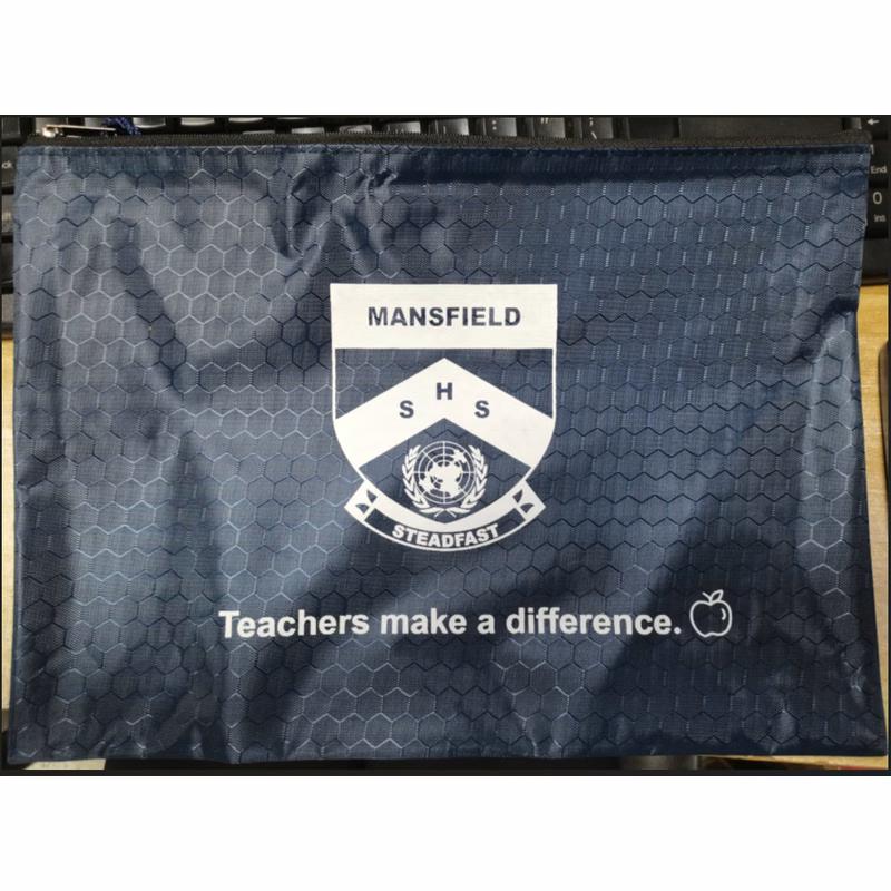 Oxford Cloth A4 Document Holder with Zip Close