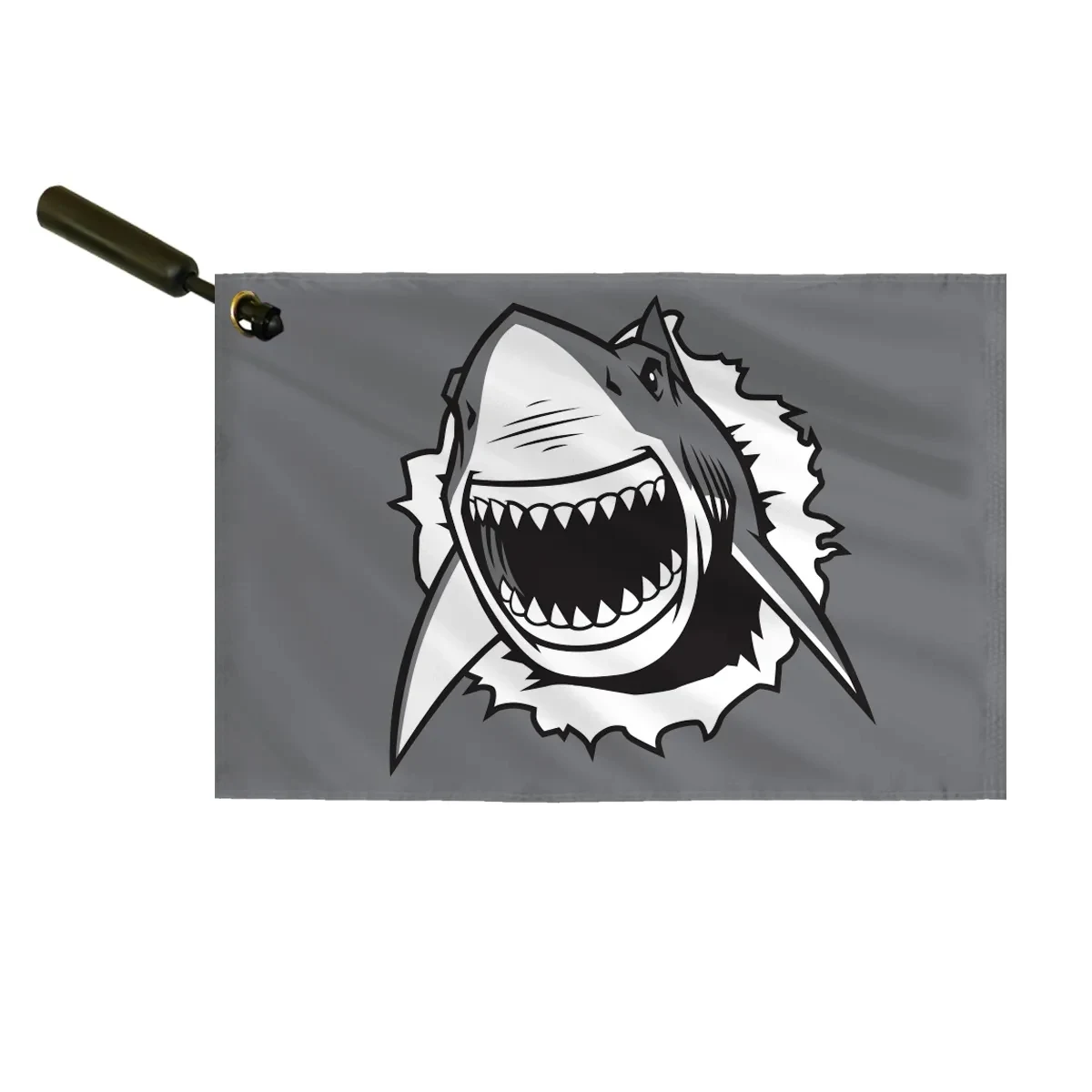 Screen Sublimation 1 Ply Swirler Flag 12" x 18" Nylon 1