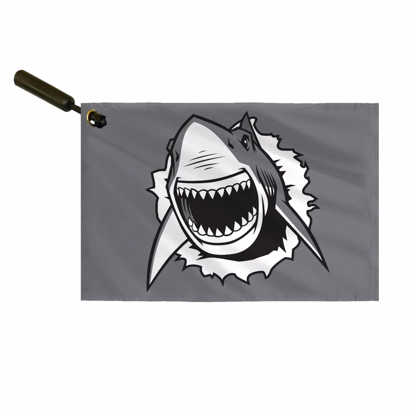 Screen Sublimation 1 Ply Swirler Flag 12" x 18" Nylon