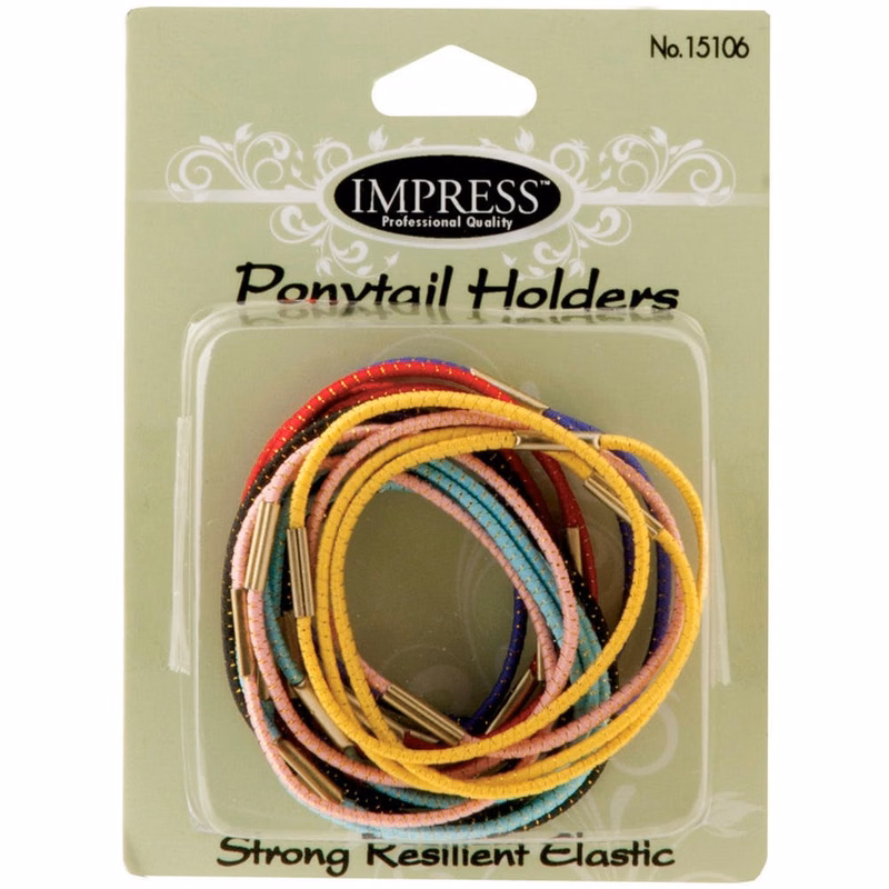 Medium Hair Ties - Elastic 18 Pack