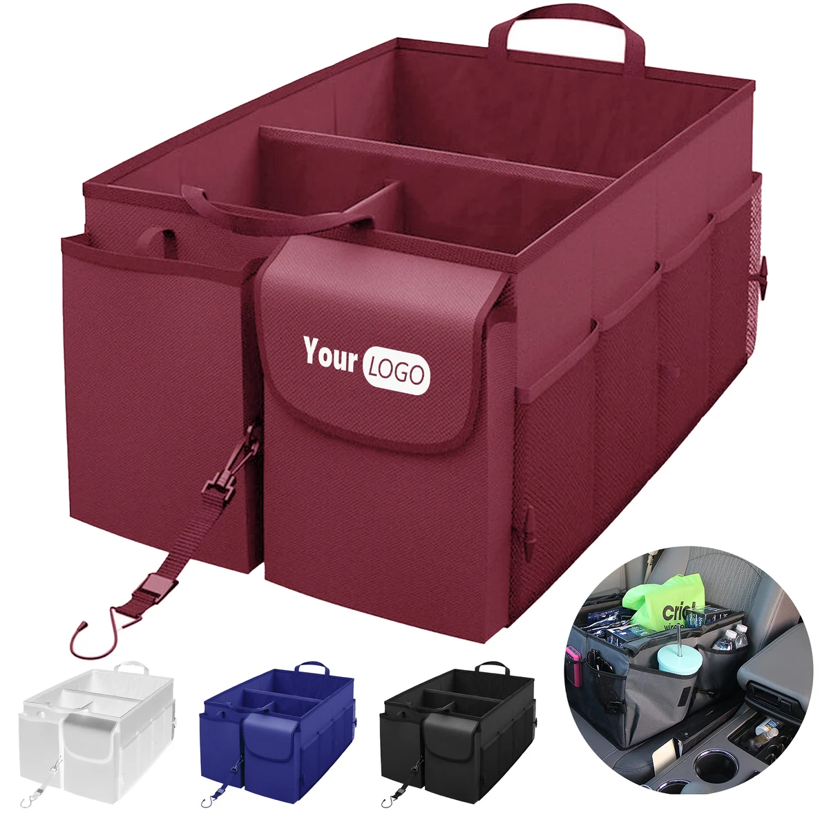 Oxford Efficient Storage Organizer For Car Trunk And Back Seat 1