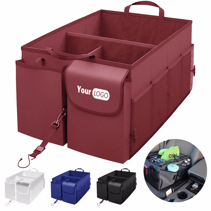 Oxford Efficient Storage Organizer For Car Trunk And Back Seat