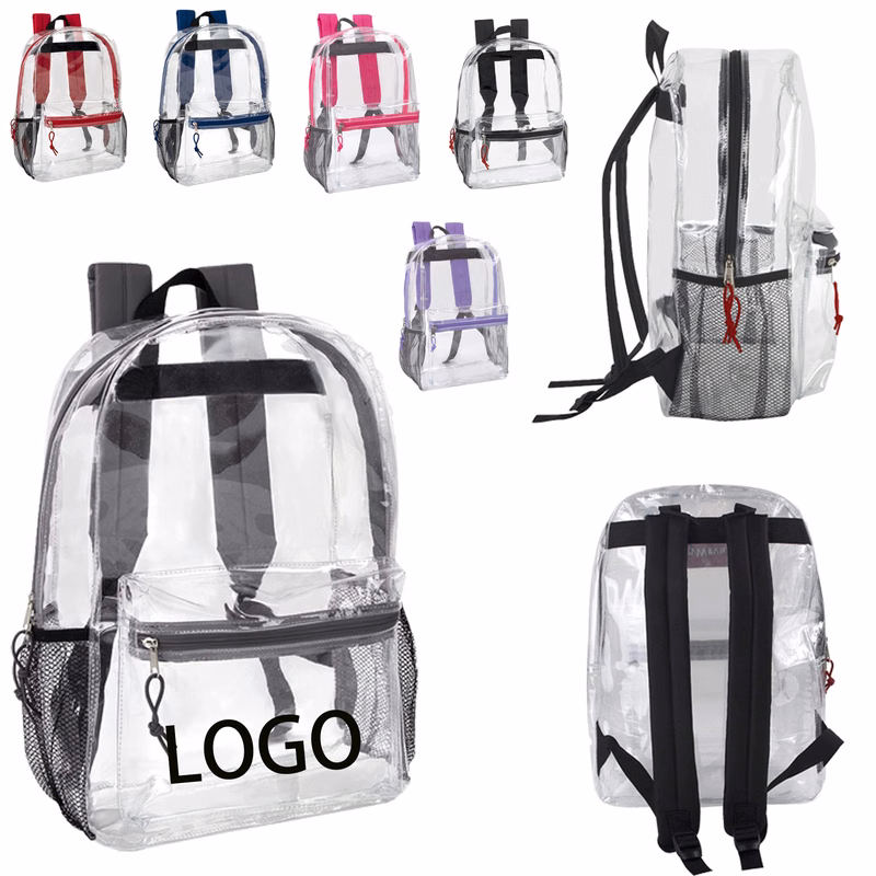 Clear Backpack with Shoulder Straps