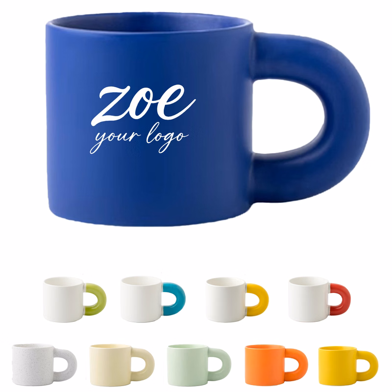 Modern 10 Oz Ceramic Coffee Mug