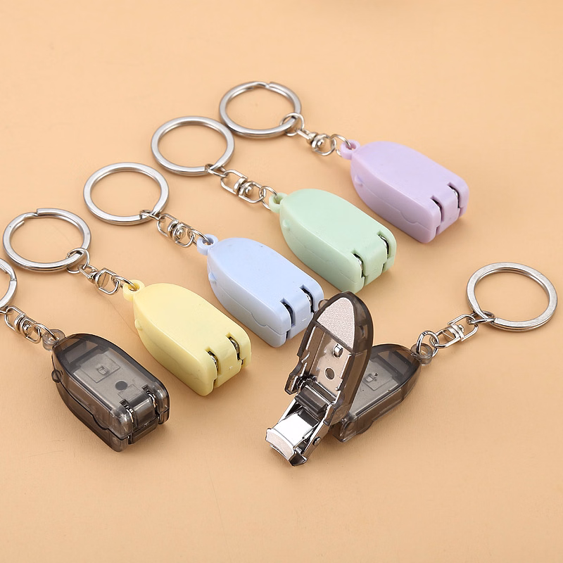Mini folding nail clipper