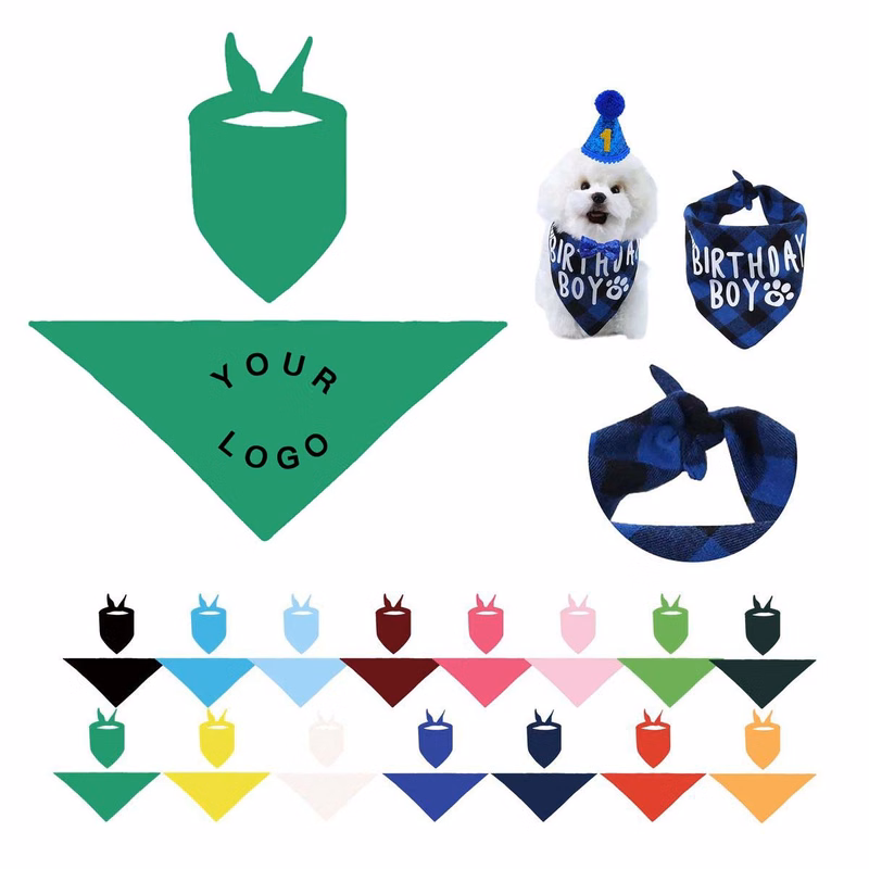 Polyester Dog Bandana for Small and Large Breeds