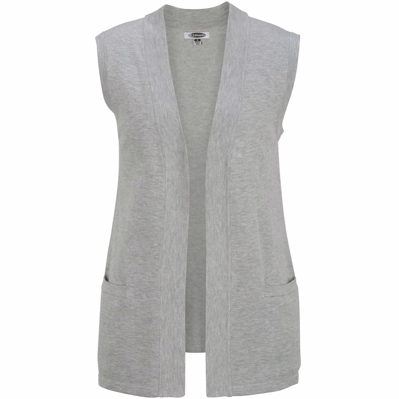 Ladies Open Cardigan Sweater Vest