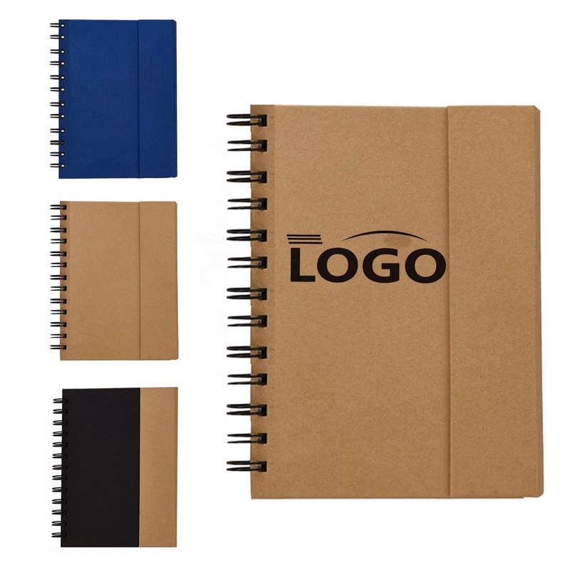 Notebook With Stickers and Pen