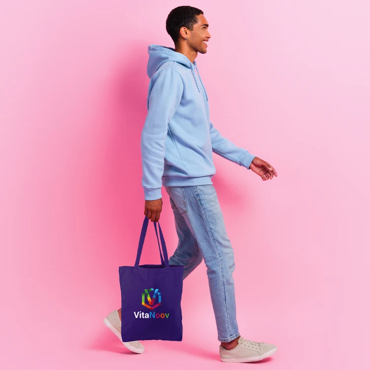 Best Selling Purple Cotton Tote 1