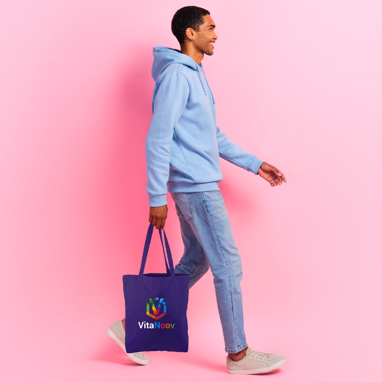 Best Selling Purple Cotton Tote