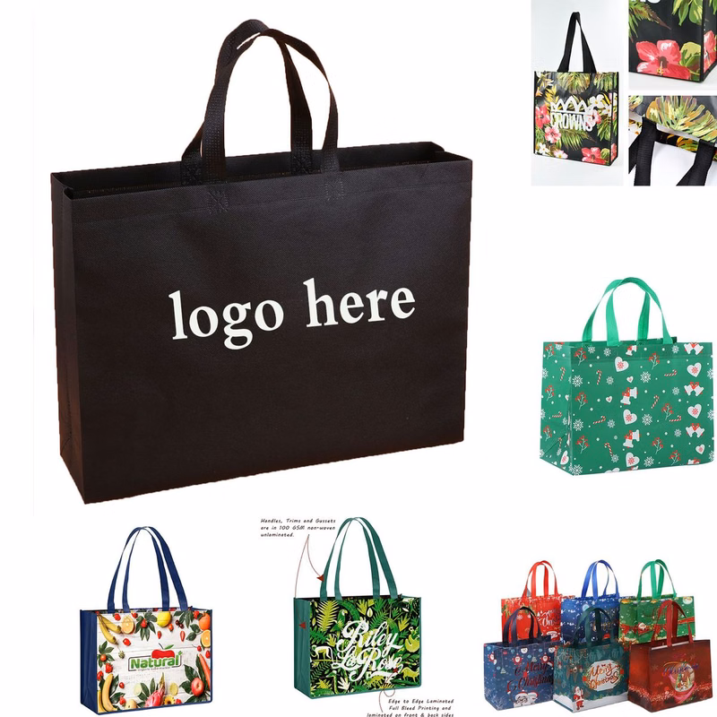 Matte Laminated Non-Woven Tote Bag (12"x16"x6")