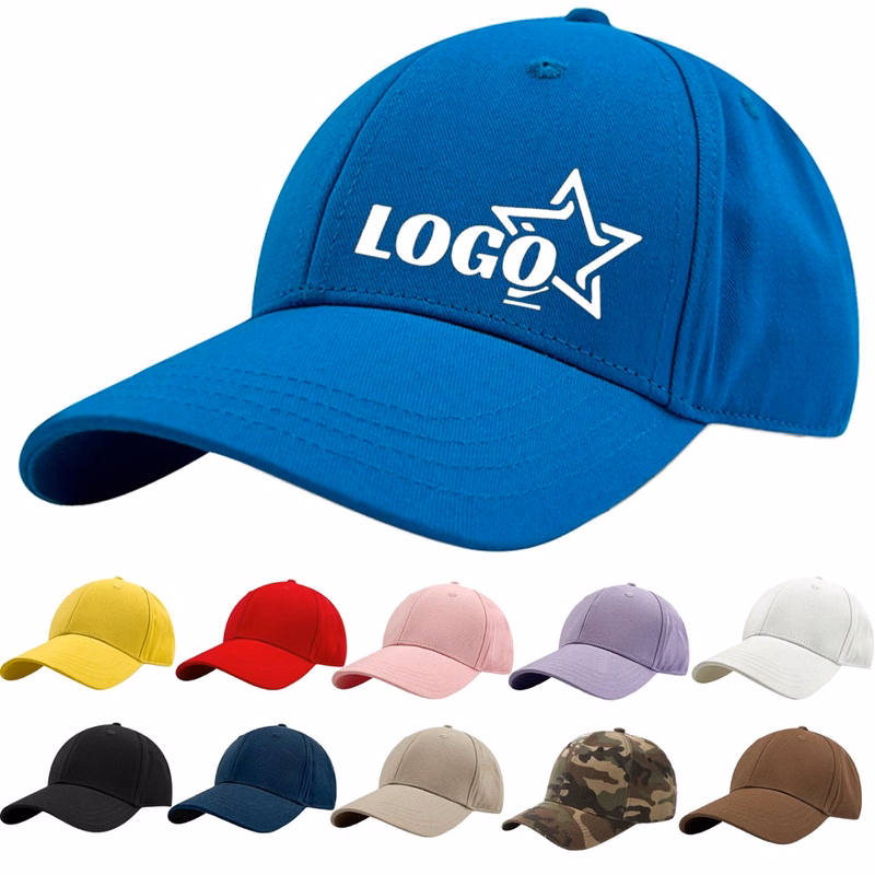 6 Panel Cotton Baseball Cap