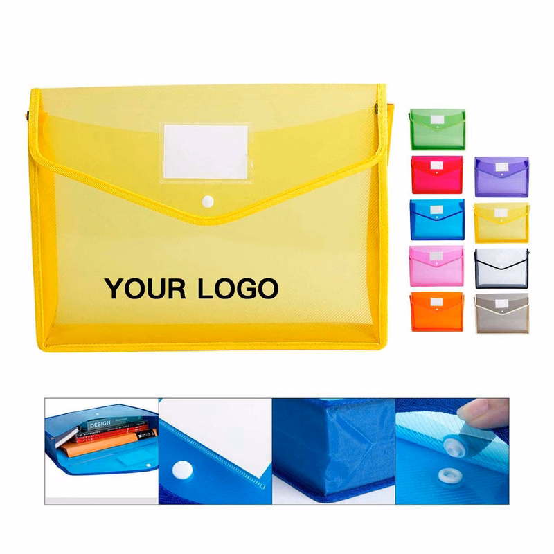 Plastic Snap Folder for Documents Storage