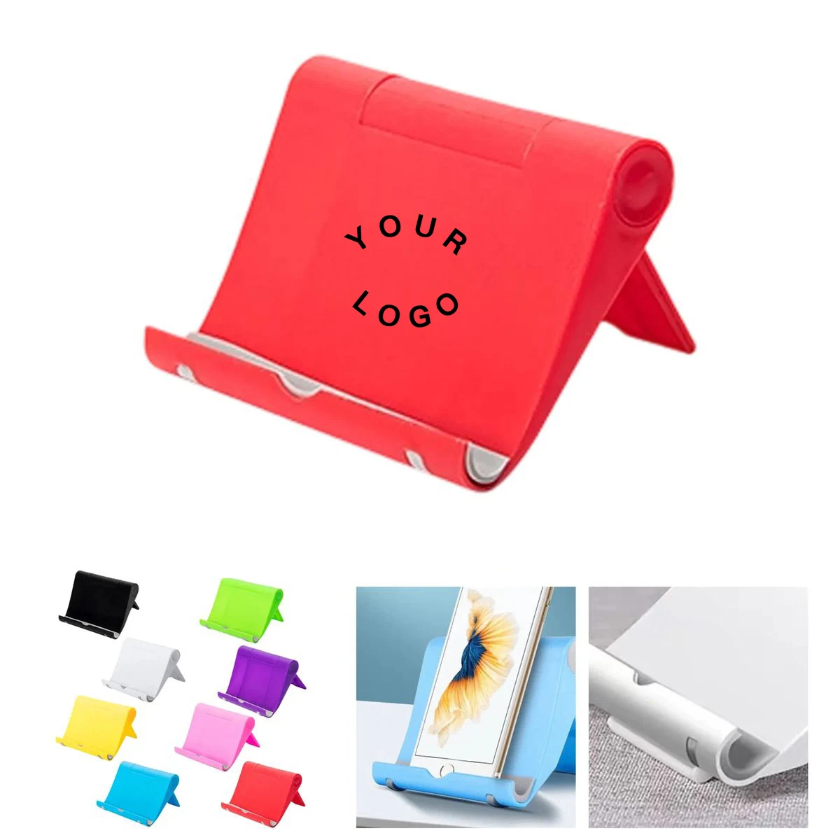 Adjustable Plastic Phone Stand for Desk 1