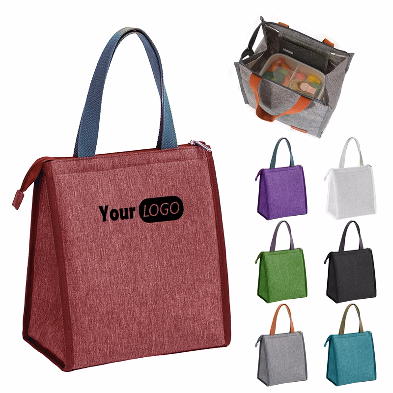 Oxford Large Capacity Thickened Insulated Lunch Bag With Shoulder Strap ?C Keeping Your Food Fresh