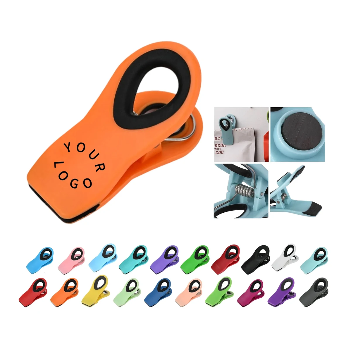 MOQ 50 Magnetic PP Bag Clips 1
