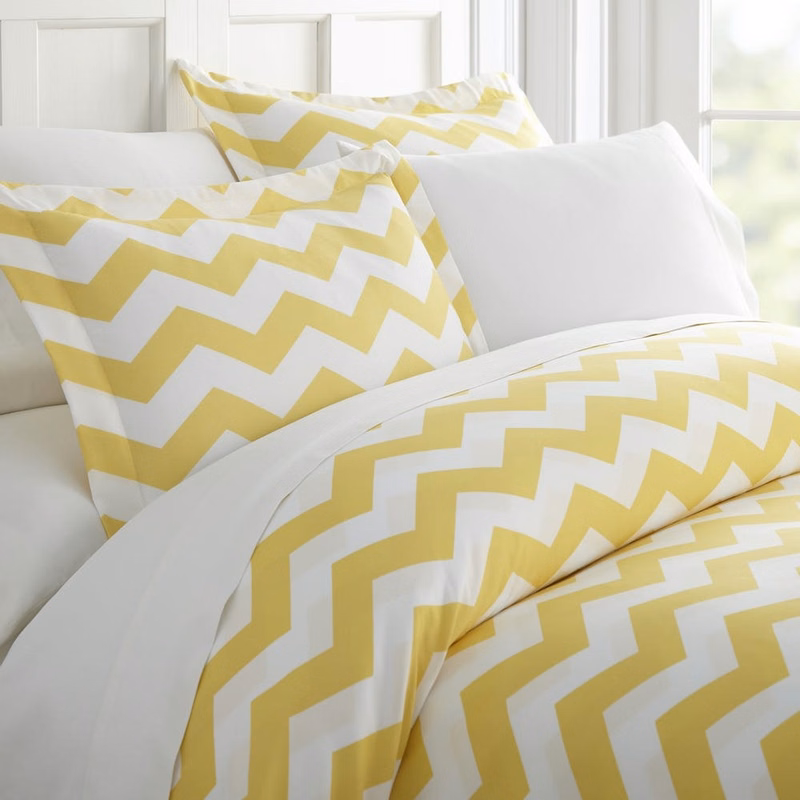 Duvet Cover Sets - Yellow Arrow Design Twin XL 2 Piece