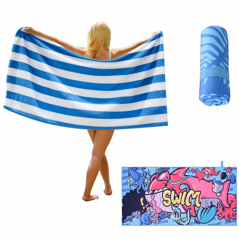 Sublimation Printed Beach Towel 30x60 Inches