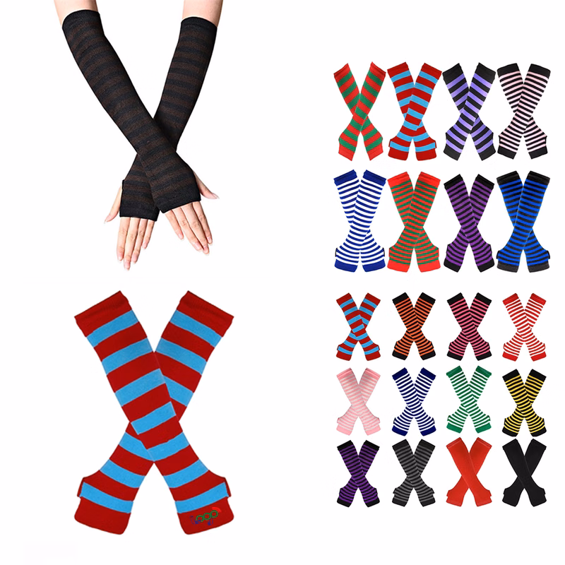 Comfortable Knit Arm Warmer Gloves