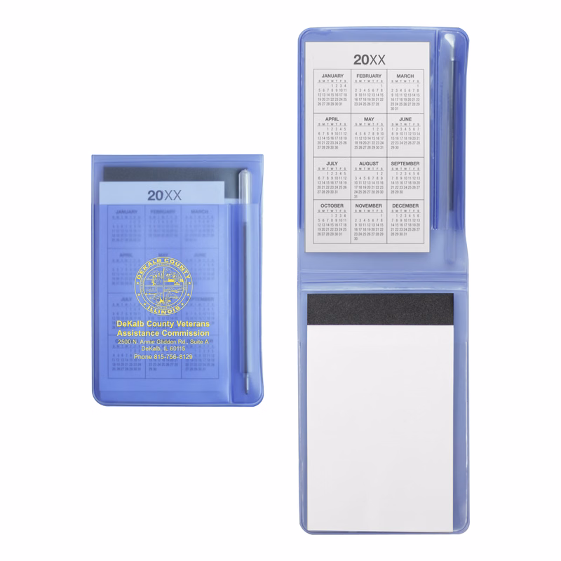 100 Page Pad Translucent Memo Book w/ Matching Pen