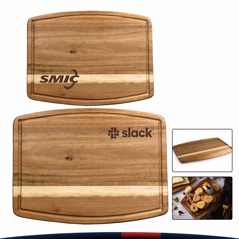 Marnet Acacia Wood Curved Cutting Board