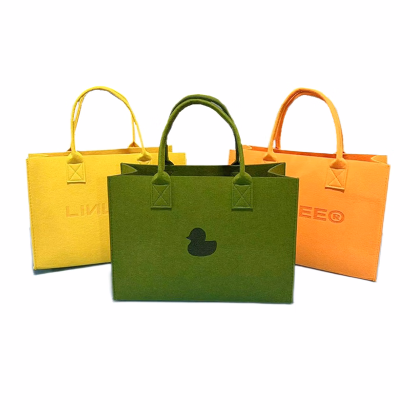 Felt Tote Bag (direct import)