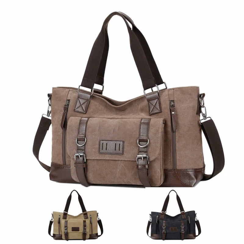 Canvas Crossbody Bag for Men